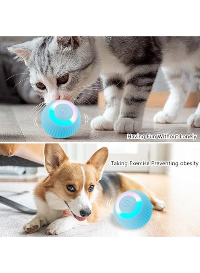 Queens Interactive Cat Toy Ball 2.0 Smart Automatic Rolling Toy Cat Ball Moving Self Indoor Playing Play Pet's with LED Lights Cat Toy Balls - Image 5